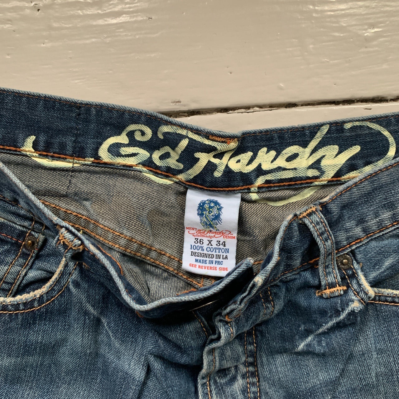Ed Hardy Love Kills Slowly Jeans (36/34)