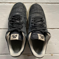 Nike Air Force 1 Black and White (UK 8)