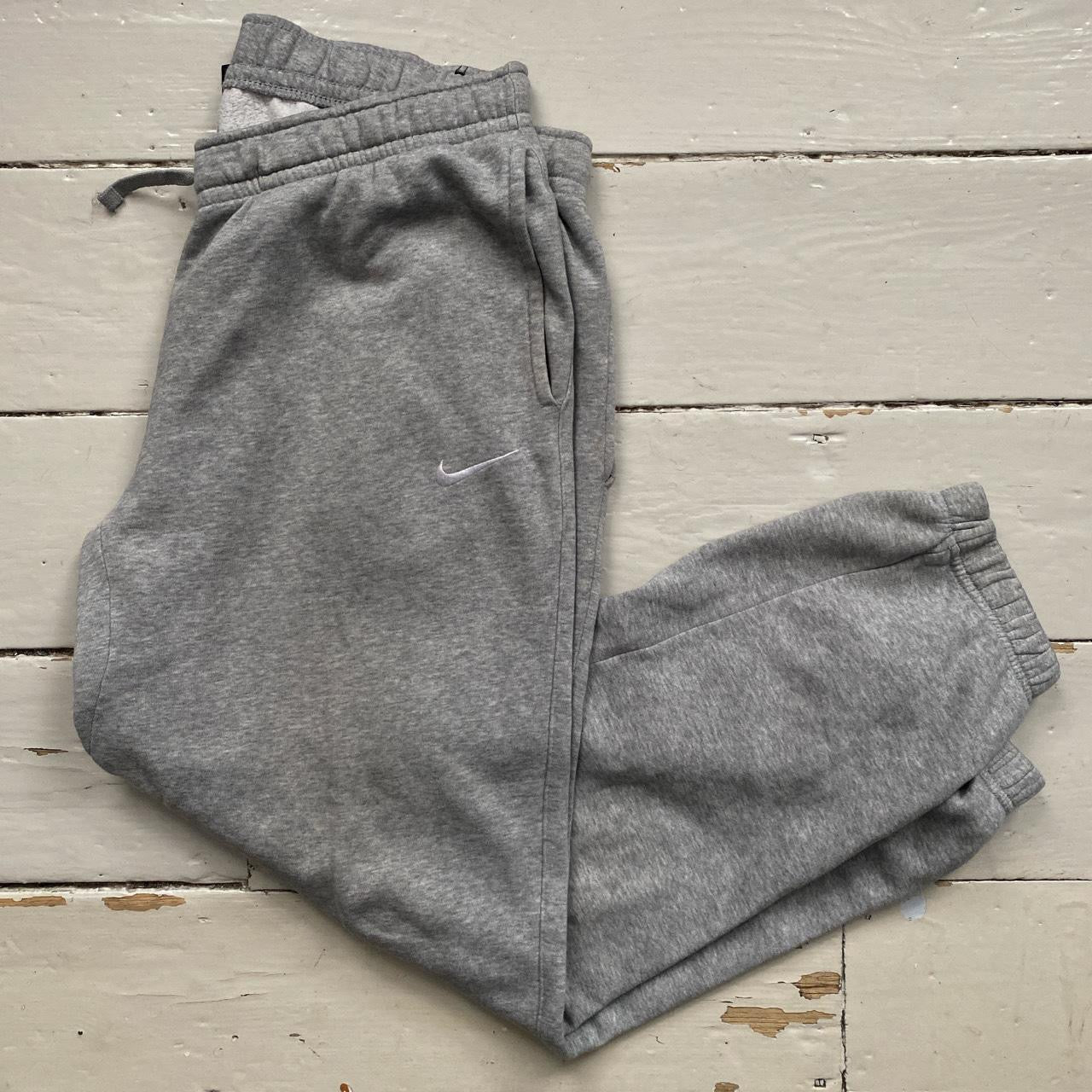 Nike Swoosh Grey Joggers (Large)