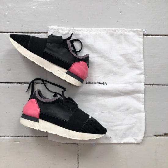 Balenciaga Runners Black and Pink (UK 3.5)