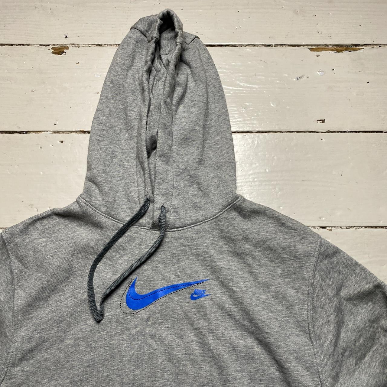 Nike Swoosh Hoodie Grey (Small)