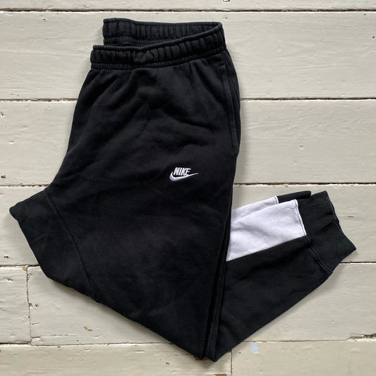 Nike Swoosh Black and White Joggers (XXL)