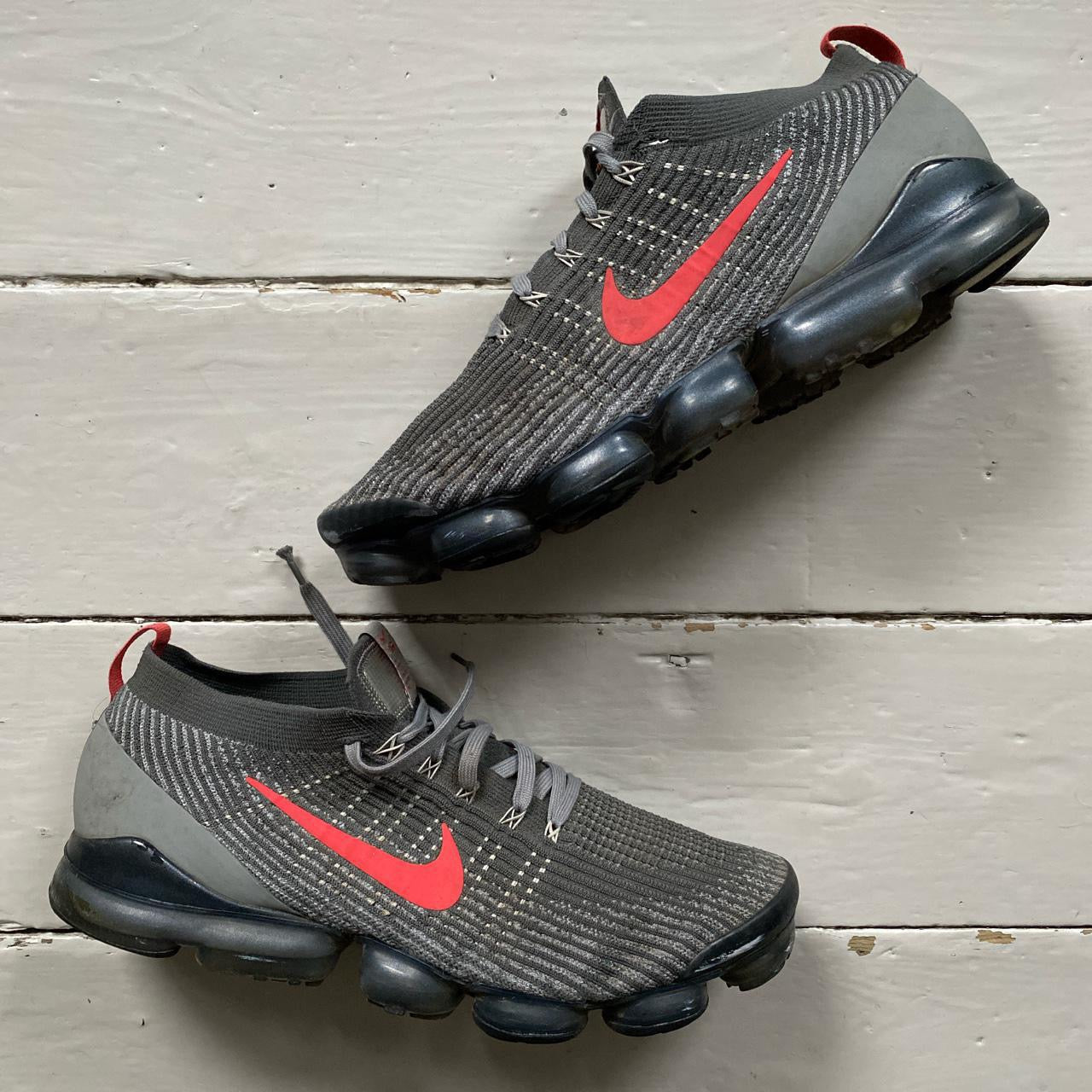 Nike Vapormax Grey and Red (UK 14)