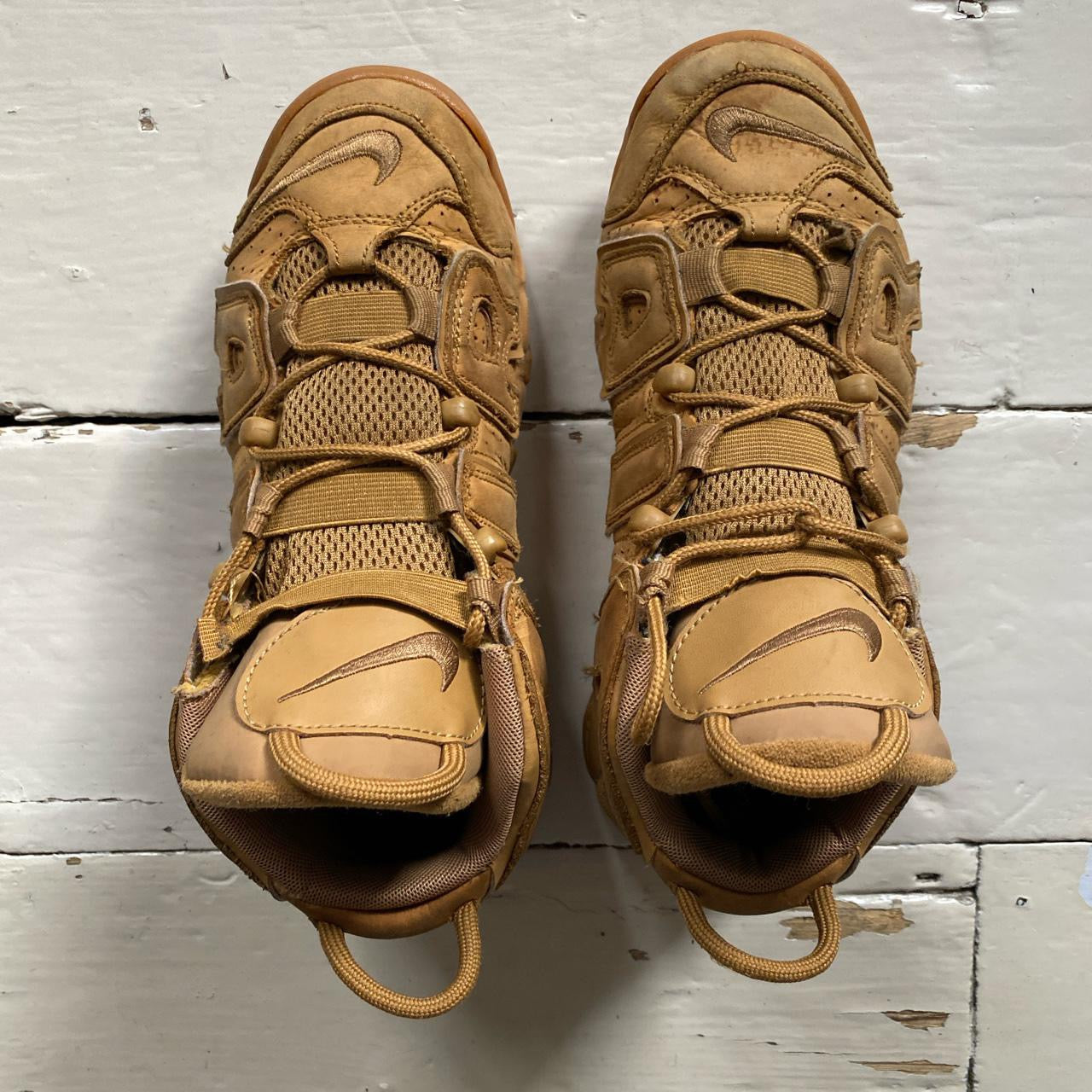 Nike Air Uptempo Brown Wheat Flax (UK 6)