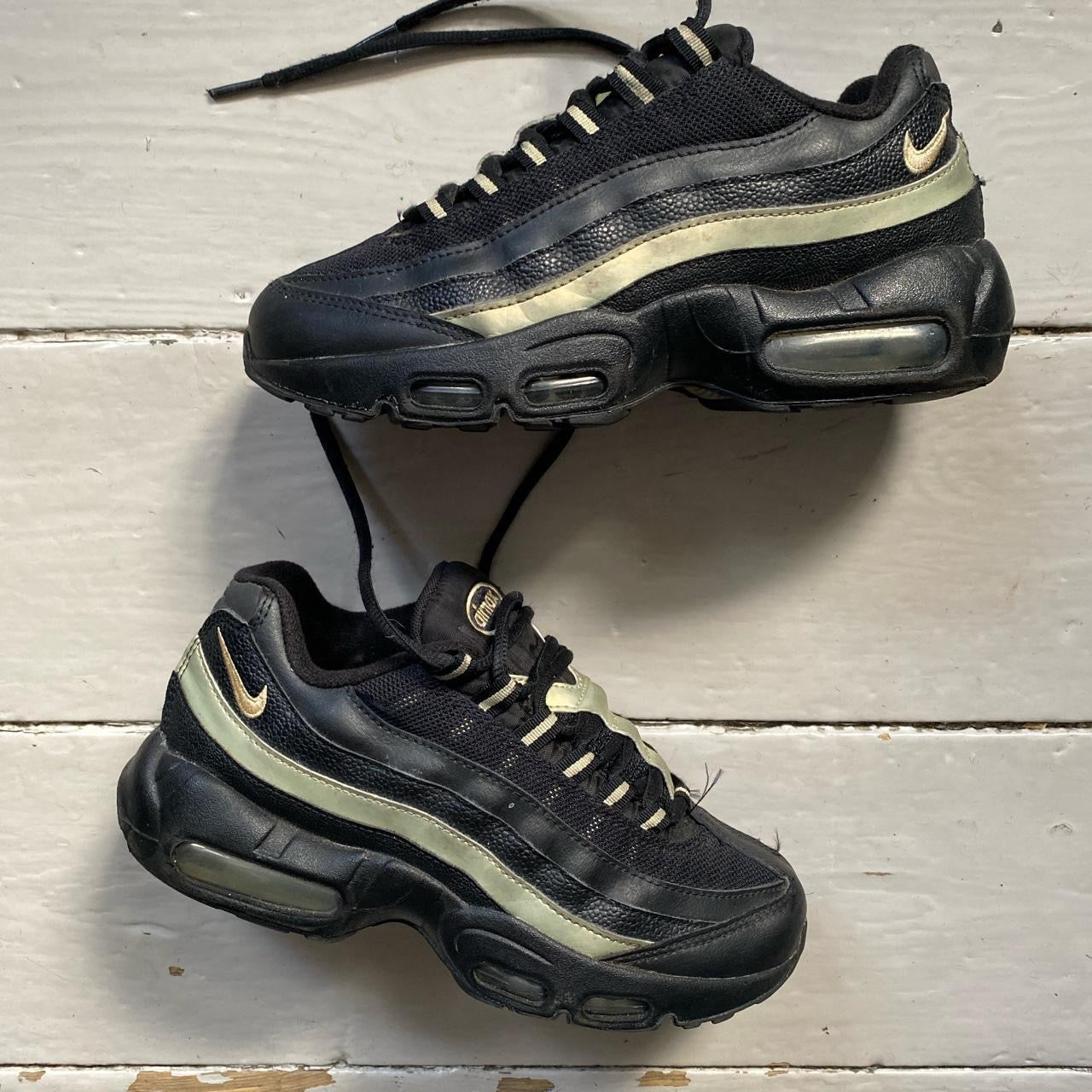 Nike Air Max 95 Black and Gold (UK 4.5)