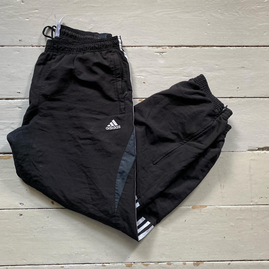 Adidas Black Shell Bottoms (Large)