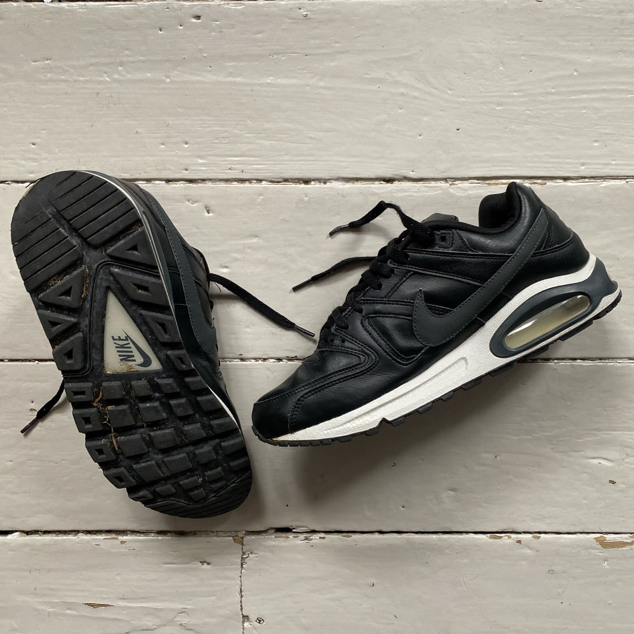 Nike Air Max Command Black and White (UK 10.5)