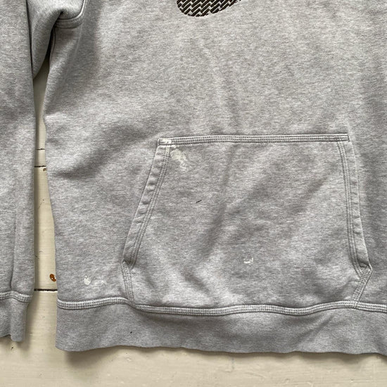 Nike Big Swoosh Grey Hoodie (Large)