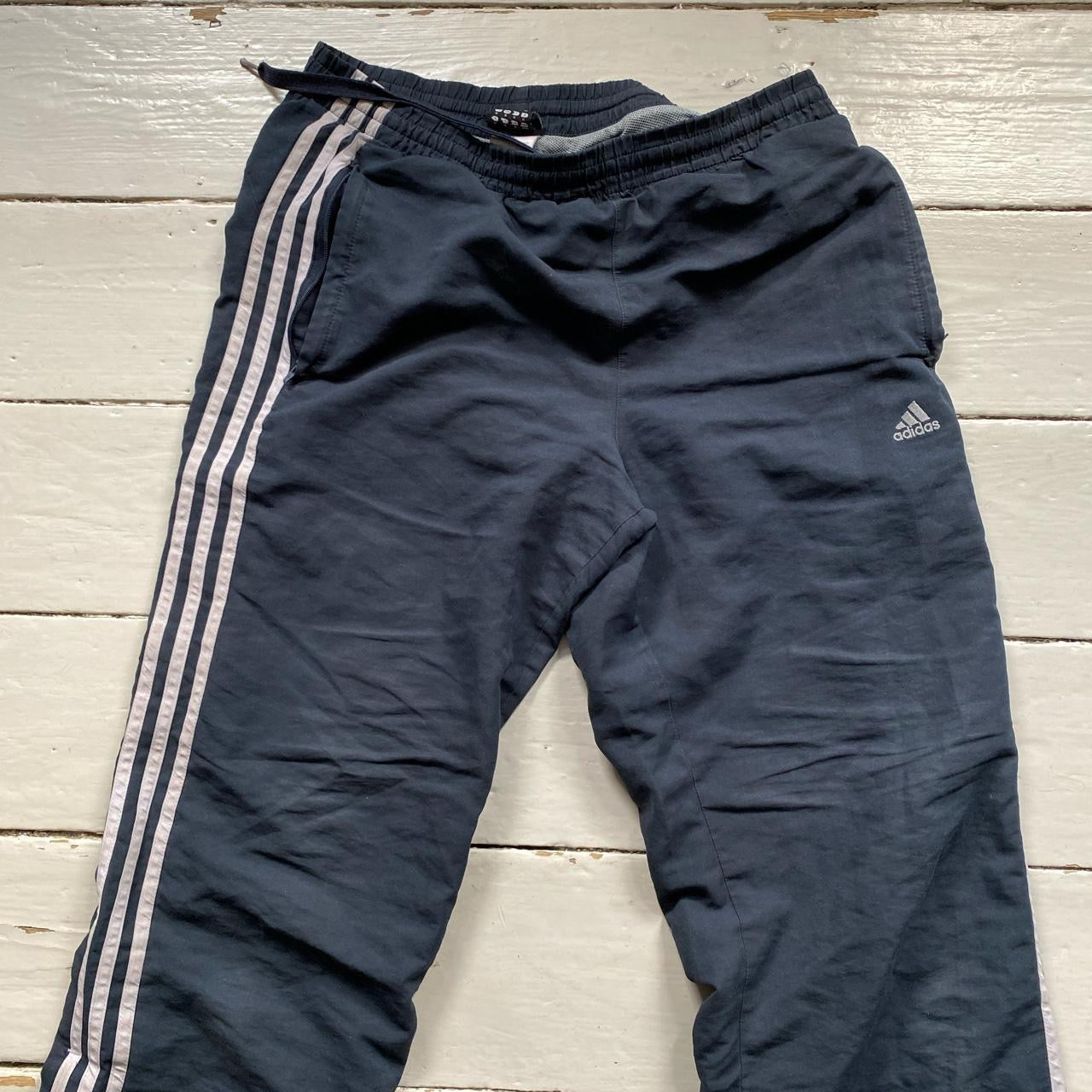 Adidas Grey Shell Bottoms (Medium)