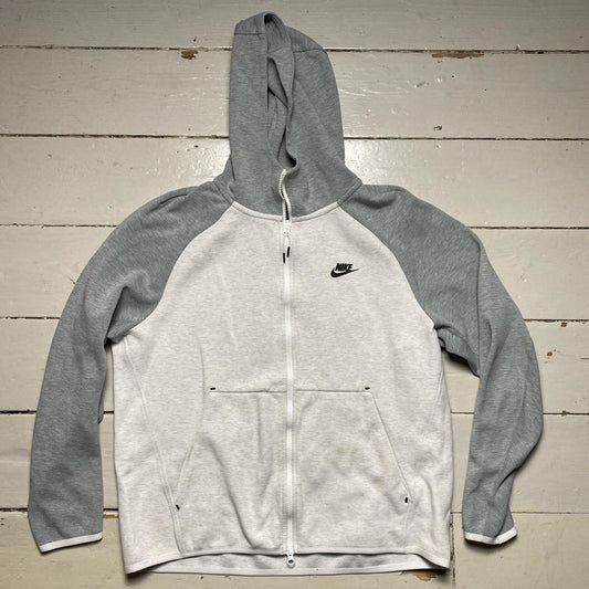 Nike Tech Fleece Old Season Grey and White (Large)