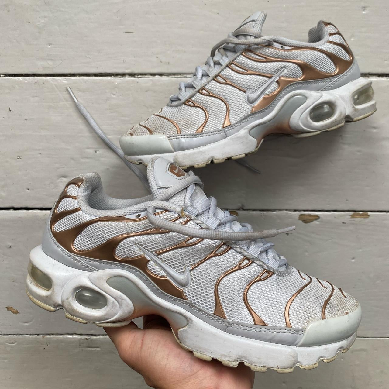 Nike TN Air Max Plus White Rose Gold (UK 5.5)
