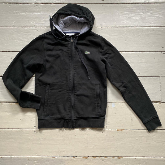 Lacoste Croc Black Hoodie (XS)