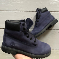 Timberland Navy Suede Boots (UK 5)