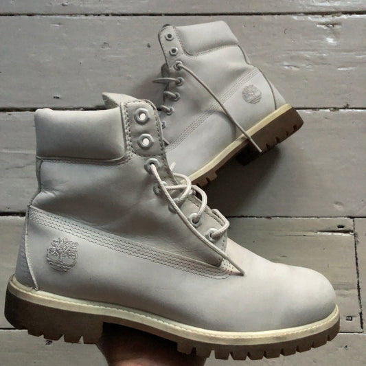 Timberland White Boots (UK 8.5)