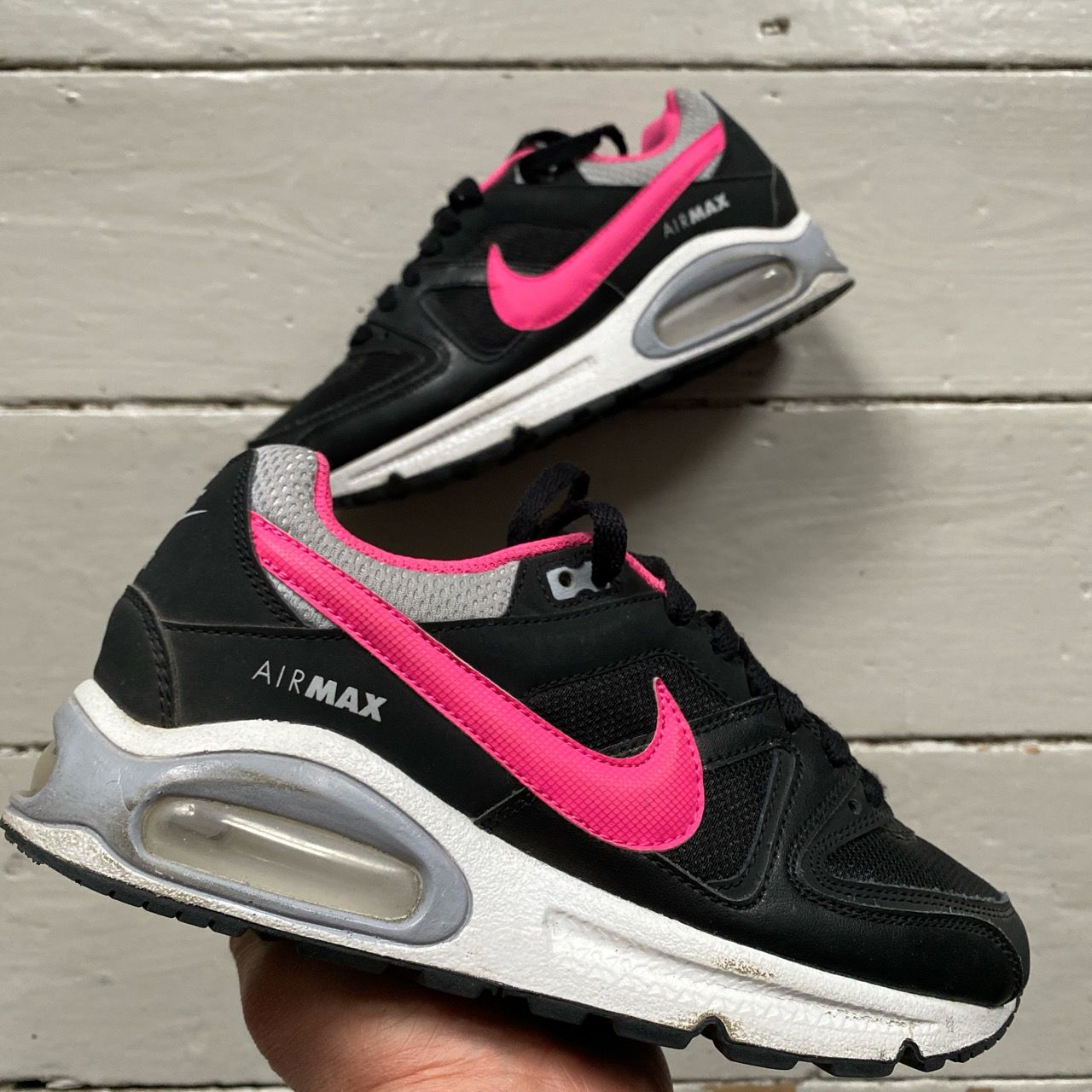 Nike Air Max Command Black and Pink (UK 5.5)