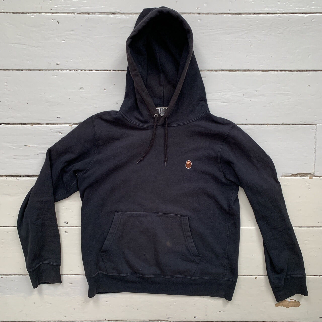 BAPE Black Spellout Hoodie (Small)