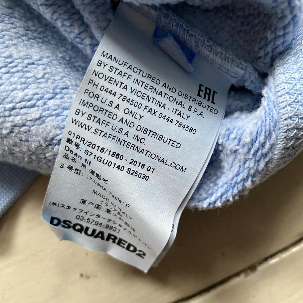 Dsquared Light Blue Jumper (Small)