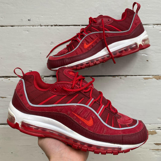 Nike Air Max 98 Red and White (UK 8.5)