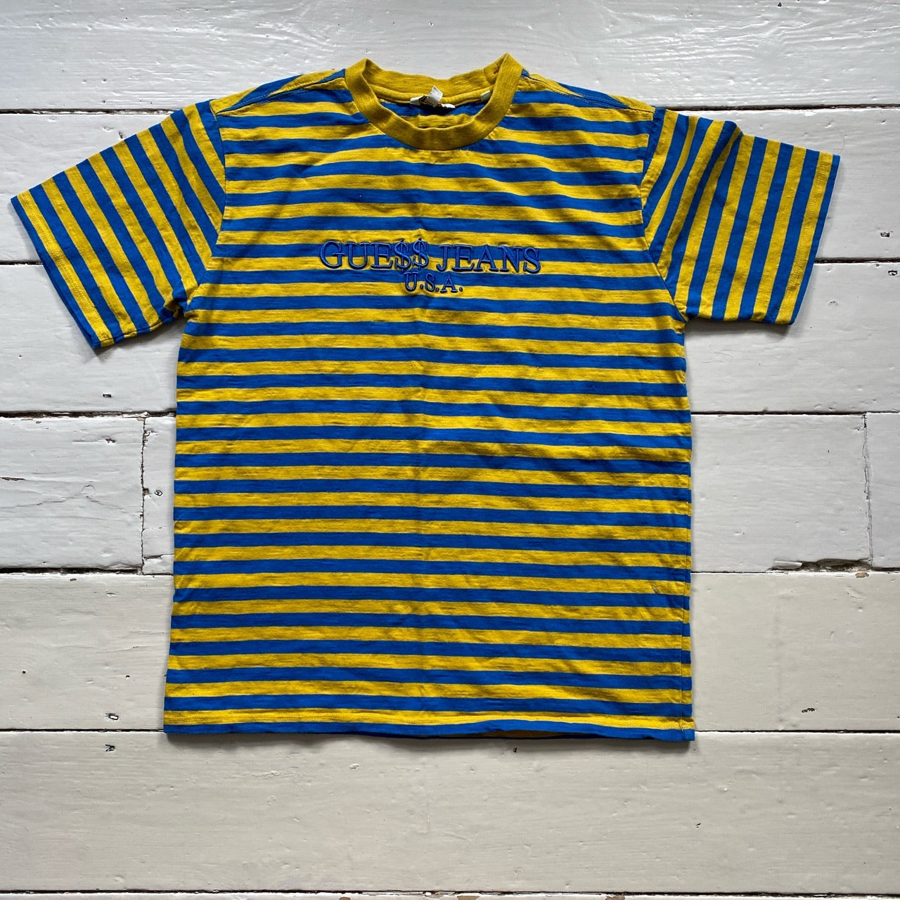 Guess ASAP Rocky Striped T Shirt (Small)