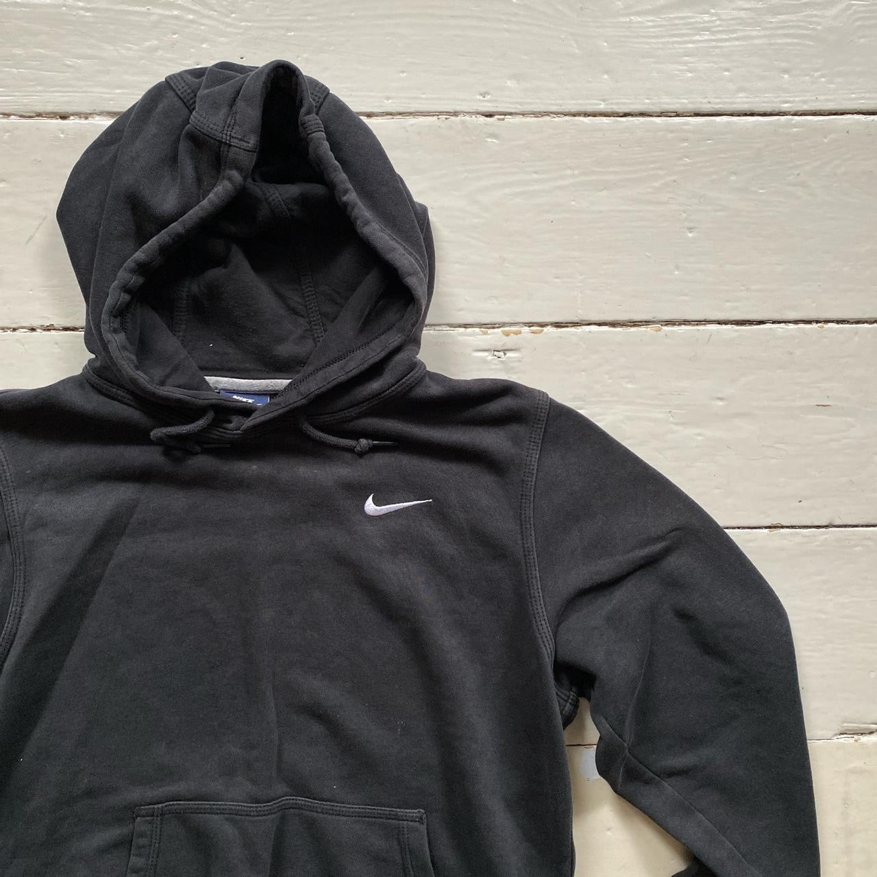 Nike Swoosh Black Hoodie (Small)