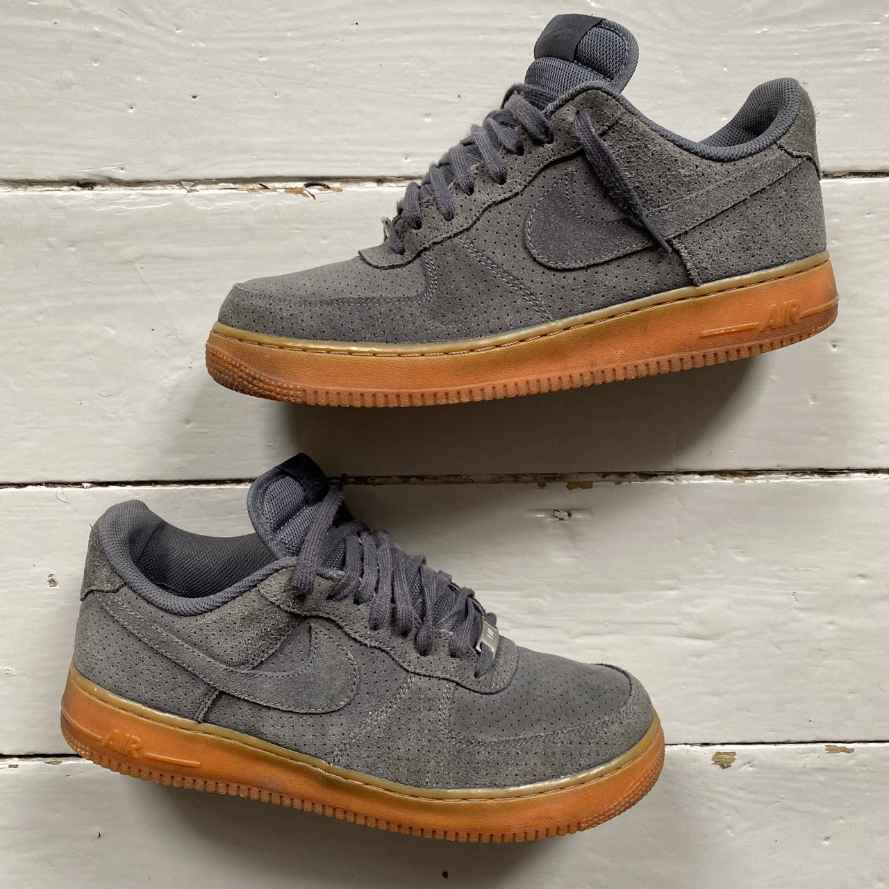 Nike Air Force 1 Grey Suede (UK 9.5)