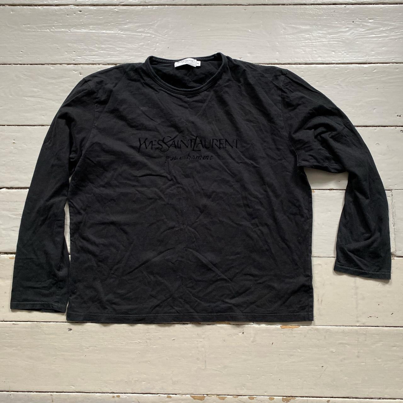 Yves Saint Laurent Black Long Sleeve (XL)