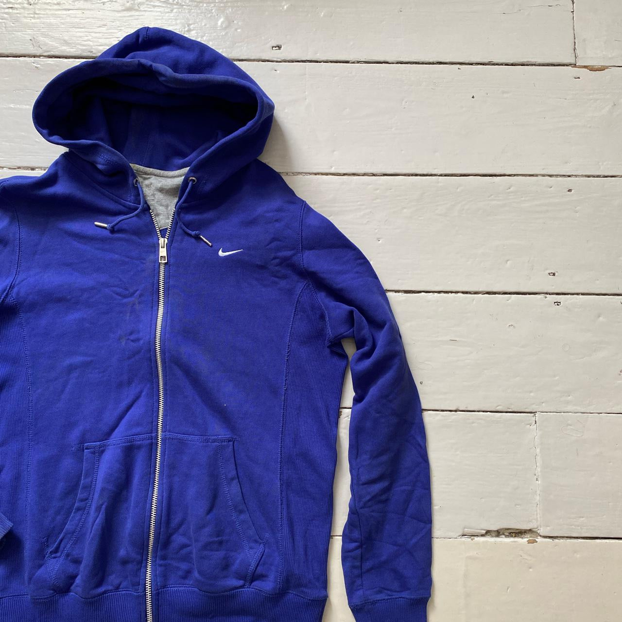 Nike Swoosh Blue/Purple Hoodie (Large)