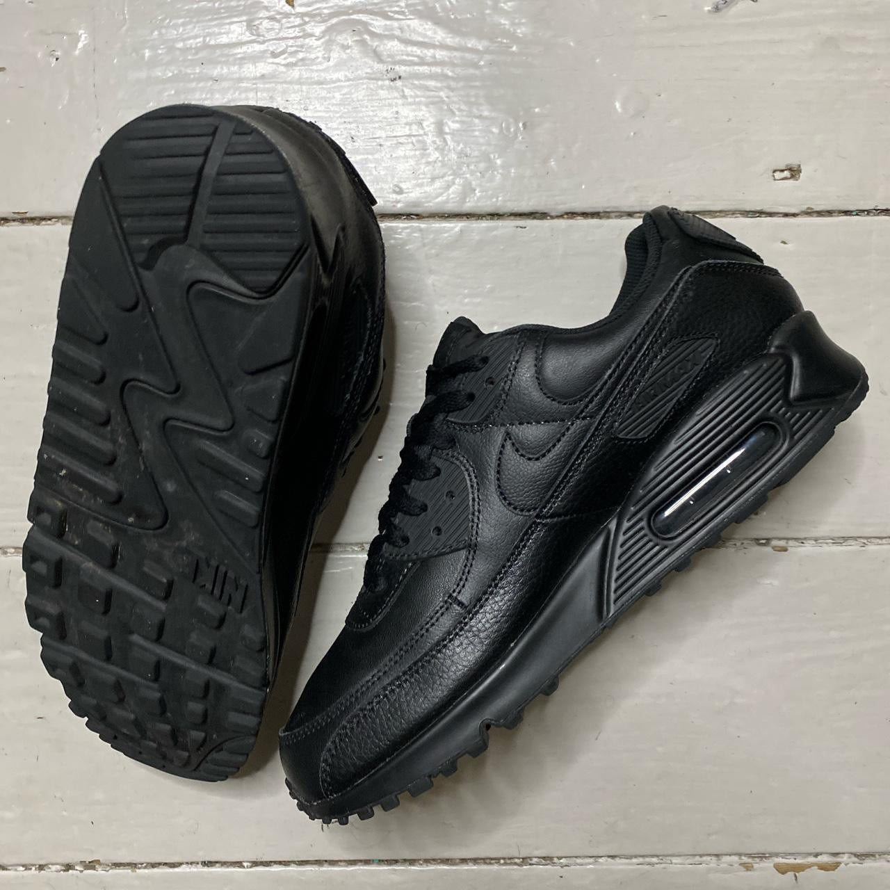 Nike Air Max 90 Leather Black (UK 9)