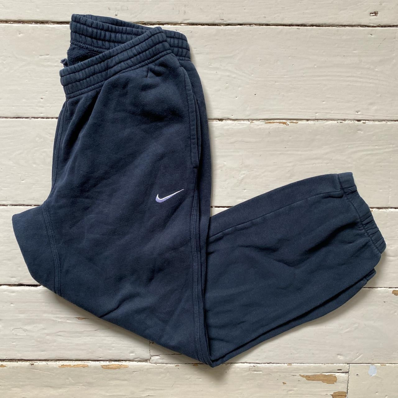 Nike Swoosh Navy Joggers (Medium)