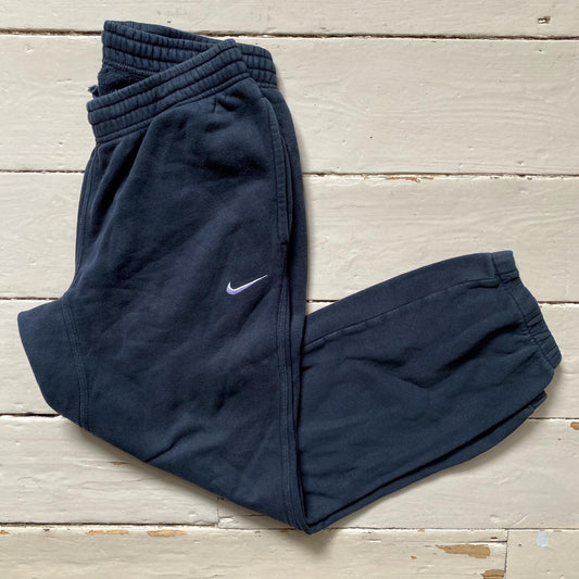Nike Swoosh Navy Joggers (Medium)