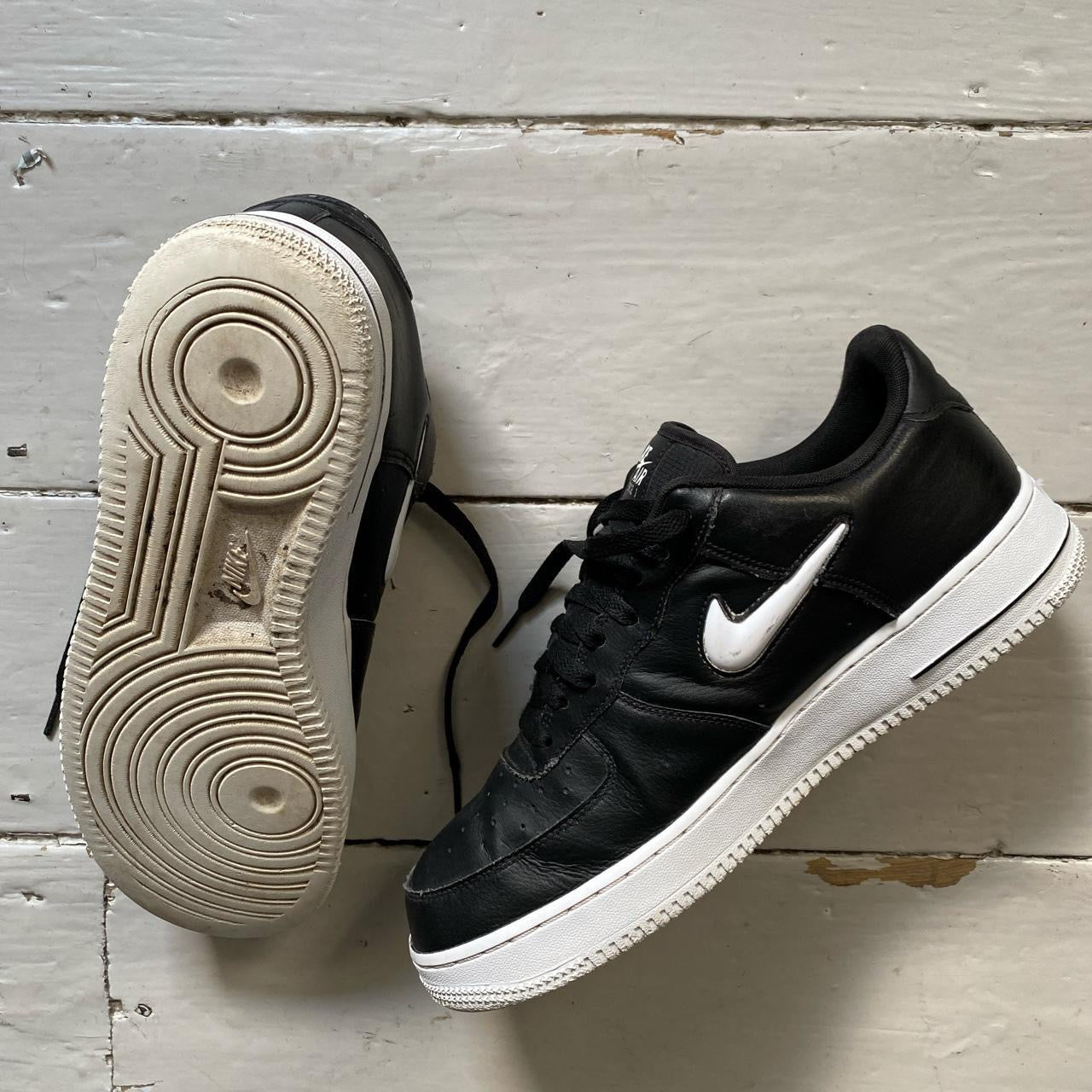 Nike Air force 1 Jewel Black and White (UK 9.5)