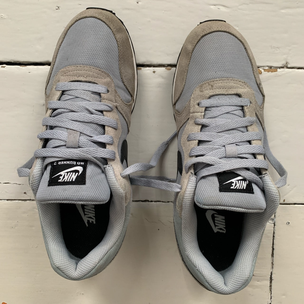 Nike MD Runner Grey and Black (UK 7)