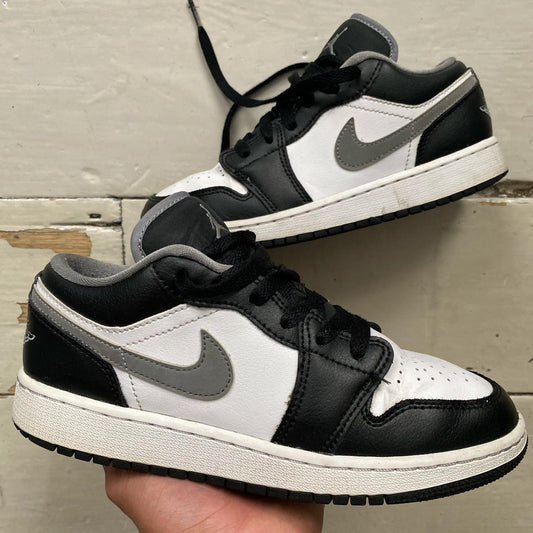 Jordan 1 Low Black White Grey (UK 4)