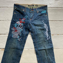Ed Hardy Womens Tattoo Diamante Jeans (28/31)