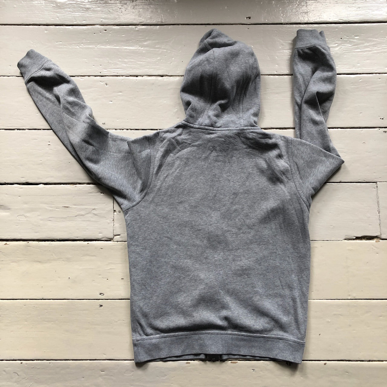 Nike Swoosh Grey Hoodie (Small)