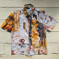 Just Cavalli Big Print Vintage Shirt (Medium)