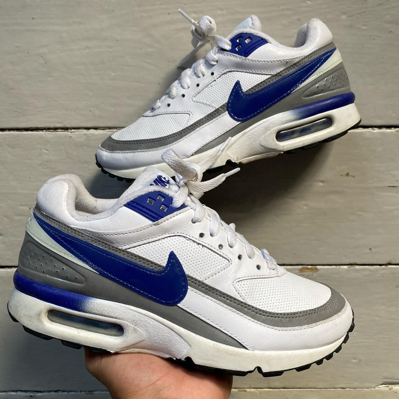 Nike Air Max BW White and Blue (UK 4.5)