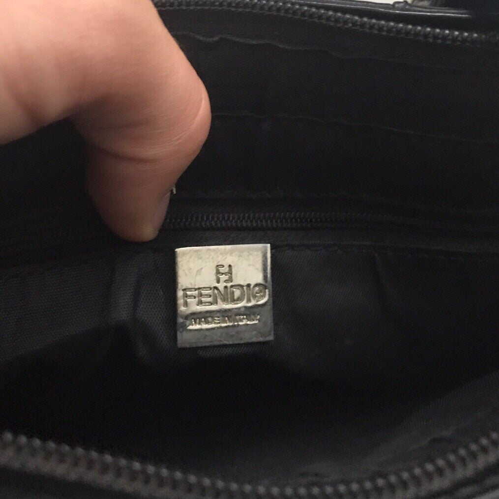 Fendi Monogram Black Handbag