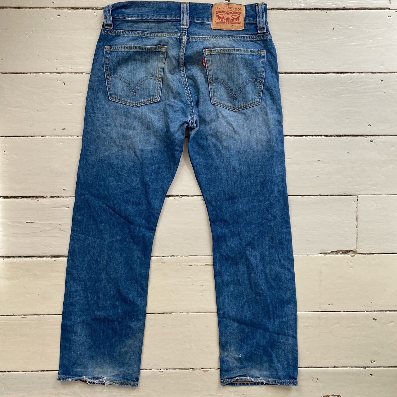 Levis 506 Light Blue Jeans (32/30)