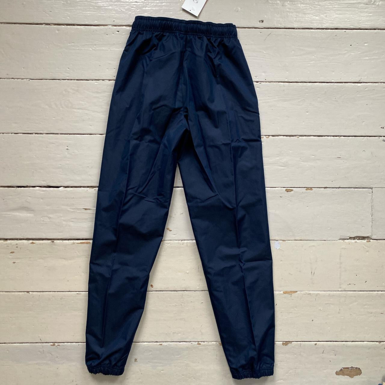 Nike Vintage Navy Swoosh Shell Bottoms (Womens Small)