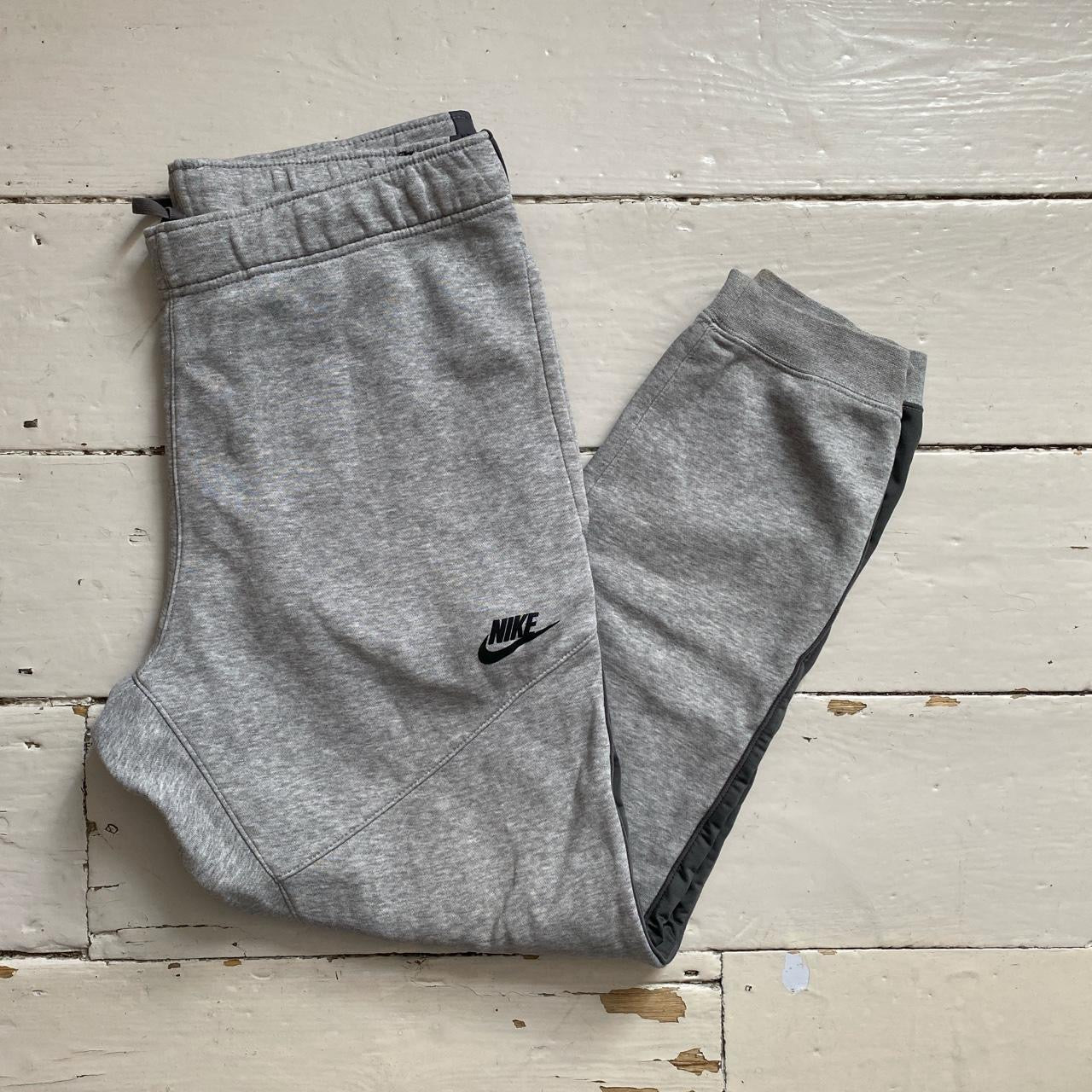 Nike Swoosh Grey Joggers (Medium)