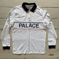 Palace White Polo Shirt (Large)