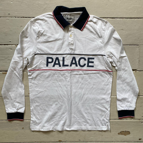 Palace White Polo Shirt (Large)