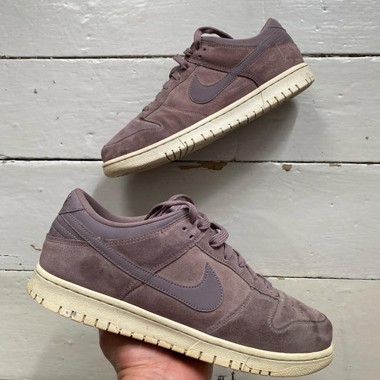 Nike Taupe Grey Purple Dunks (UK 10)