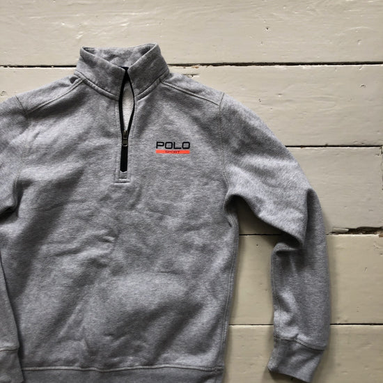 Polo Sport Grey Quarter Zip Womens (Small)