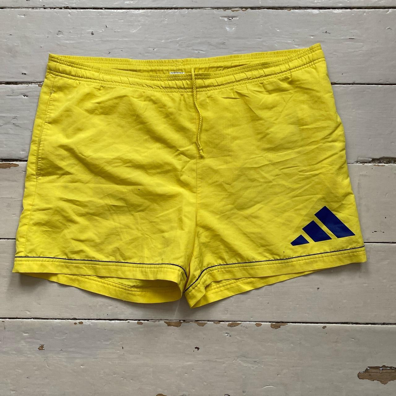 Adidas Vintage Yellow Shorts (XL)