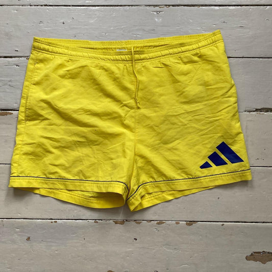 Adidas Vintage Yellow Shorts (XL)