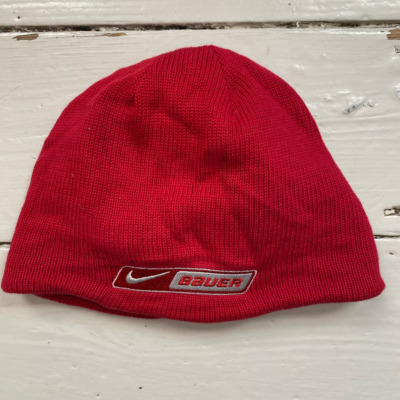 Nike Bauer Red Reversible Beanie Hat