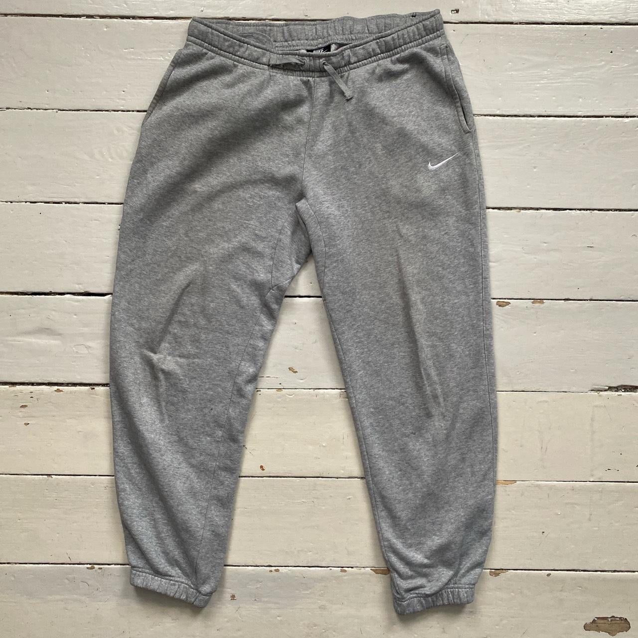 Nike Swoosh Grey Joggers (Large)