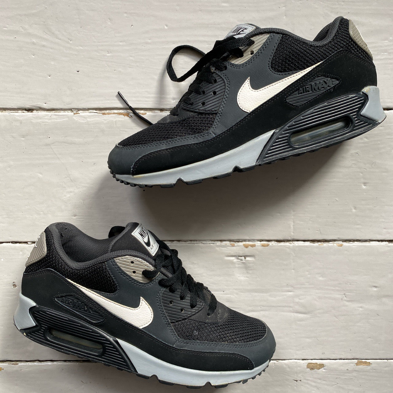 Nike Air Max 90 Black White Grey (UK 9)